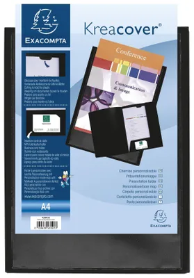 Produktbild von Exacompta 43501E Präsentationsmappe Kreacover PP. Aus PVC mit transparenter DIN