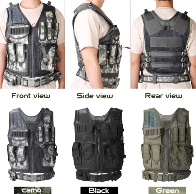 Produktbild von Atmungsaktive Multifunktionsweste Outdoor Schnellabbau CS Feldschutzweste Trainingsausrüstung