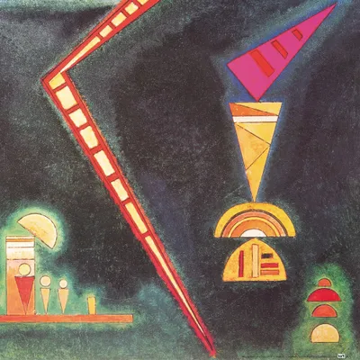 Produktbild von Wassily Kandinsky Kunstdruck Bild - Grün, 1929 (40 x 40 cm)