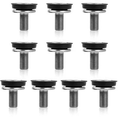 Zdjęcie produktu dla Uchwyty do kierownicy rowerowej - stal nierdzewna - 10 sztuk - 8 mm x 15 mm - Trwałe i solidne