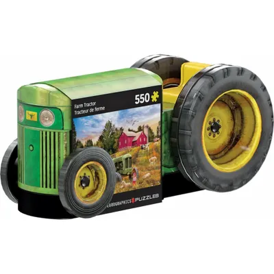 Image de EUROGRAPHICS Puzzle dans une boîte métallique Vieux tracteur 550 pièces