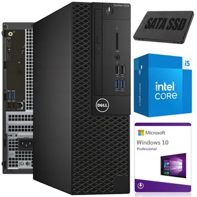 Produktbild von PC Computer Dell 3050 | Intel i5-7500 | 8 GB DDR4 | 240 GB SSD | Win10 | Grade A