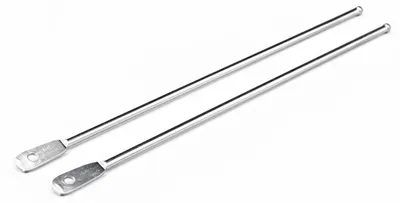 Produktbild von Starlicht 2× Stäbe 15,2 cm Chrom für 12V Seilsystem – Ersatz-Stab für Strahler & Seilspots – Zubehör für Halogen & LED