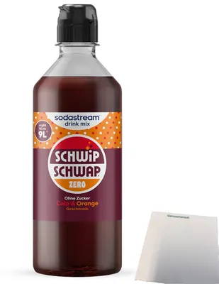 Produktbild von Sodastream Schwip Schwap Zero Zucker Sirup (440ml Flasche) + usy
