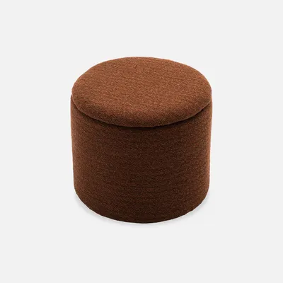 Produktbild von sweeek - Stoffhocker mit Stauraum - Terrakotta