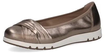 Produktbild von Caprice Damen Ballerinas 51198-37, 51198-38, 51198-39, 51198-40, 51198-41 CAP-9-22118-44 taupe metallic 38