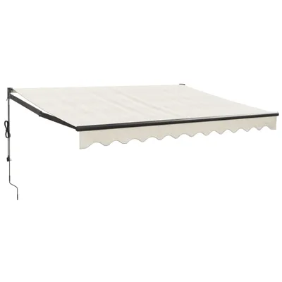 Produktbild von vidaXL Elektrische Markise mit Kurbel Creme 3,5x2,5 m