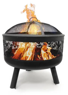 Produktbild von HEAT Feuerkorb Alna mit Funkenschutz und Grillrost