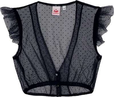 Produktbild von Dirndlbluse Genta Flügelarm dunkelblau 32