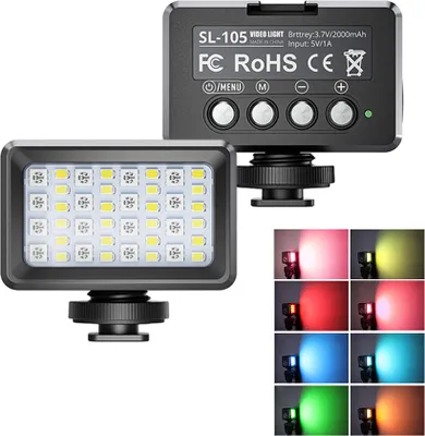 Obrázek produktu pro Vodotěsné výplňové světlo RGB Dive Light 2700K-9000K Mini LED video světlo pod vodou 40M Vestavěná dobíjecí baterie pro podvodní fotografická videa