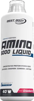 Produktbild von Best Body Nutrition - Amino Liquid 5000 - Cranberry - 1000 ml Flasche