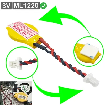 Produktbild von ML1220 RTC Cmos Batterie mit Steckerkabel Rechargeable für Razer Blade 15 ML1220