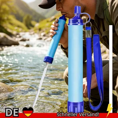 Produktbild von Outdoor Mini Wasserfilter Stroh Camping Reinigung Tragbarer