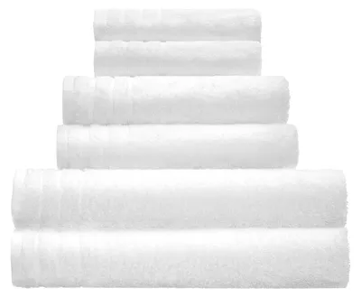 Productafbeelding van Kleine Wolke 3003114201, Katoen, Wit, Effen, 30 x 50 cm, 1 stuk, 500 g/m²