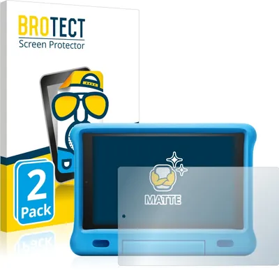 Produktbild von 2x BROTECT Schutzfolie für Amazon Fire HD 10 Kids 2019 (9. Gen.) Displayschutz Displayschutzfolie Folie Matt Entspiegelungsfolie