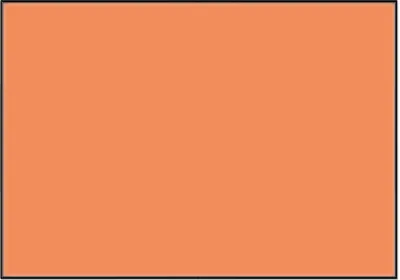 Produktbild von Wallario Wandbild Pastellorange, Größe: 70,30 x 100,30 cm, Poster mit schwarzem Aluminiumrahmen