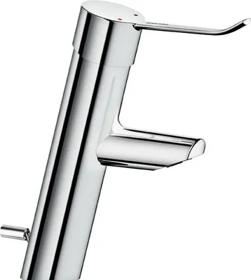 Immagine prodotto di Delabie EHM per WT H.100 L.110, con set di scarico a scomparsa, leva ad H