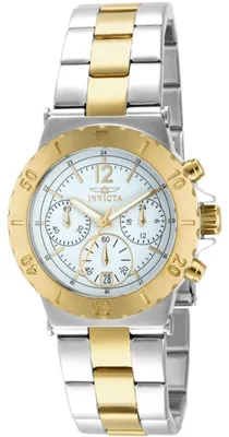 Obrázek produktu pro Invicta Specialty 14855 Dámské Hodinky - Quartz Hnutí - Nerezová Ocel s Bílým Ciferníkem - 38 mm