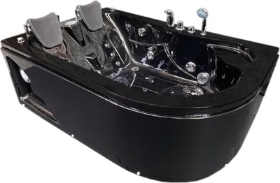 Image de Black Havana – Baignoire Balnèo Noir 170 X 115 cm