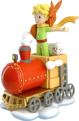 Produktbild von Plastoy Friends Prinz Kleiner Prinz & Auf Dem Zug Figur 8 Cm Durchsichtig Durchsichtig One Size
