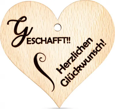 Produktbild von Anhänger Geschafft!