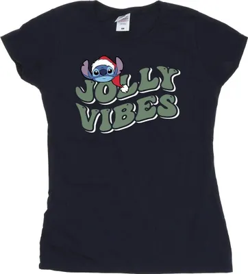 Produktbild von Disney - "Jolly Chilling Vibes" T-Shirt für Damen BI26123 (S) (Marineblau)