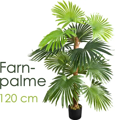 Image de Palmier Fougère Plante Artificielle Artificiel 120 cm Decovego