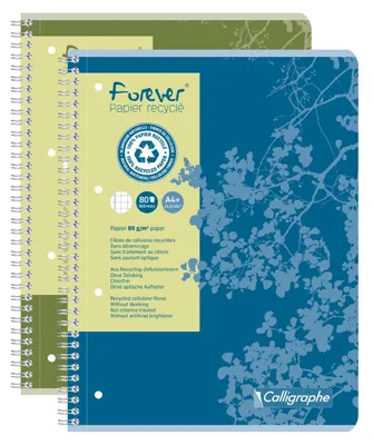 Produktbild von Clairefontaine 17427C, Weiß, A4, 80 Blätter, 70 g/m², Kariertes Papier, Softcover