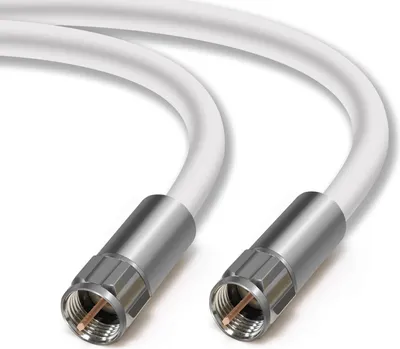 Produktbild von 5m Koaxialkabel KUPFER 135dB F-Kompressionstecker Unitymedia / Vodafone Fritzbox Router Anschlusskabel 5 Meter