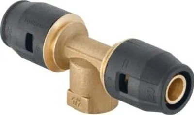 Immagine prodotto di Geberit PushFit raccordo a T con filettatura femmina 16 x ½' filettatura femmina x 16, 650361001