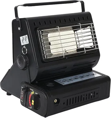 Imagen del producto de Calentador para terrazas exteriores, calefacción eléctrica, calentador para espacios exteriores – calefactor eléctrico portátil con dos modos de funcionamiento, ideal para garajes, dormitorios y uso en exteriores