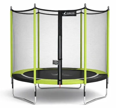 Immagine prodotto di Trampolino da giardino Ø 250 cm + rete di sicurezza - JUMPI 250 – Nero/Verde