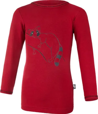 Produktbild von T-Shirt Motiv Langarm Outlast® - Scharlachrot