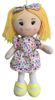 Produktbild von Wiky Stoffpuppe 40 cm Kuschelpuppe aus Stoff ab 3 Jahren
