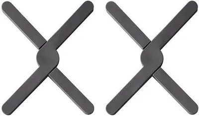 Produktbild von Silikonische Pannenunterstützung / Hitzebeständige Pannenunterstützung / 2-teilige Pannenunterstützung / Opvougbare Pannenunterstützung / Pannenrost / Silikonische Pannenunterstützung