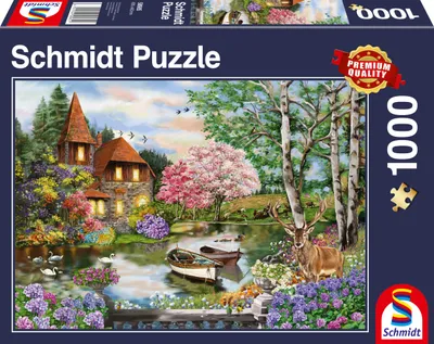 Immagine prodotto di Puzzle 1000 PQ Dom nad jeziorem 111089