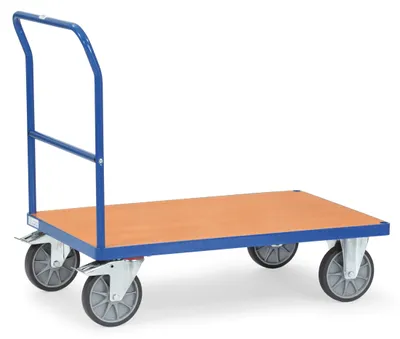 Produktbild von fetra 2503, Sperrholz, Stahl, Transportwagen, Blau, 600 kg, 4 Rad/Räder, 20 cm