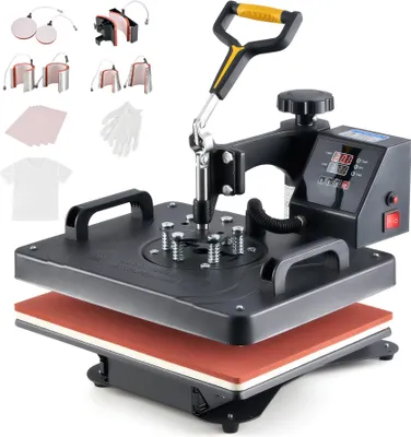 Produktbild von Crenex 8 IN 1 38x30cm Transferpresse T-Shirtpresse Textildruck Heißpresse Hitzepresse