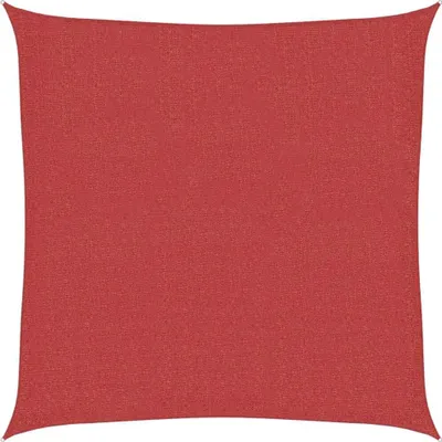 Obrázok produktu pre vidaXL Slnečná plachta 160 g/m² červená 7x7 m HDPE