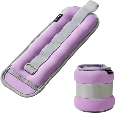 Imagen del producto de Tobilleras y muñequeras ajustables, de 1 a 5 kg por par, para ejercicios de fuerza en pies y manos