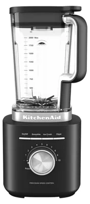 Produktbild von KitchenAid 5KSB2073EBM, Tischplatten-Mixer, 2 l, Pulsfunktion, Eis-Crusher, 1200 W, Schwarz