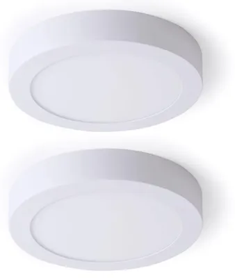 Produktbild von 2er Set Smart Home LED Außenleuchte, Alu, weiß, D 22,5 cm