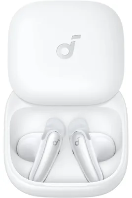 Image de Écouteurs True Wireless Anker Soundcore Liberty Buds, Semi-in-ear, ANC, Autonomie 30 heures, Bluetooth 6.1, Blanc