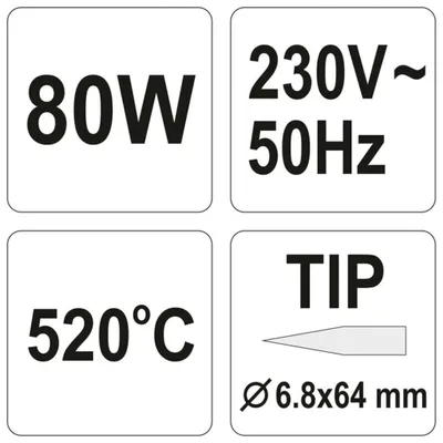 Zdjęcie produktu dla Yato Lutownica Oporowa 80W 8273