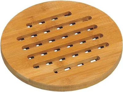 Productafbeelding van Bamboe Onderzetter 19 cm - Bruin
