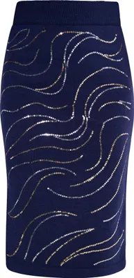 Produktbild von MAIRE damen midirock - blau, XL/XXL