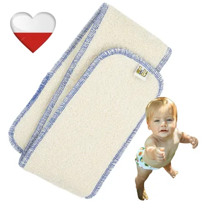 Produktbild von Saugfähige Einlage aus Meeresbambus, 12,5 x 60 cm, für NappiMe Windeln