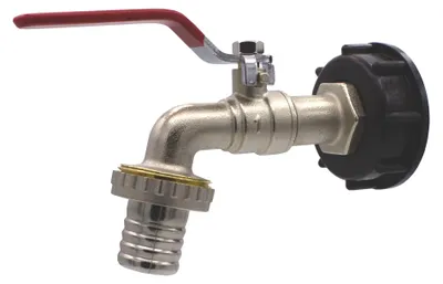 Produktbild von VARIOSAN IBC Kugelauslaufhahn "Profi" 13279, 1", Messing, S60x6