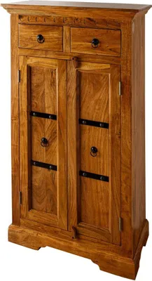 Image de MASSIVMOEBEL24 | Buffet 72x38 Acacia laqué Miel OXFORD #0525