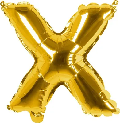 Produktbild von Folienballon X gold 36 cm